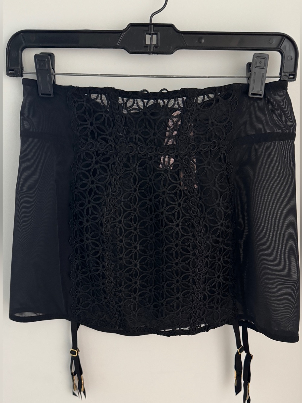 VS New!. Mini skirt , Suspender lingerie